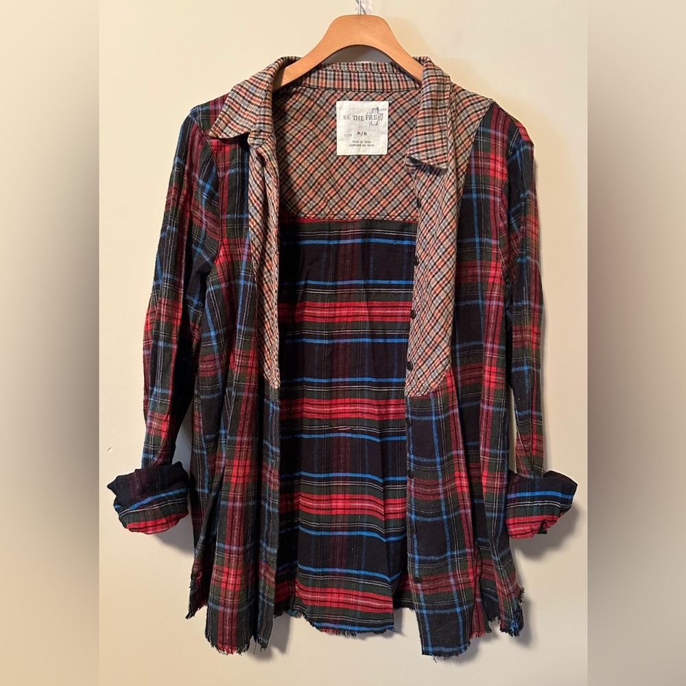 We The Free Plaid Button-Up - Picture 1 of 7